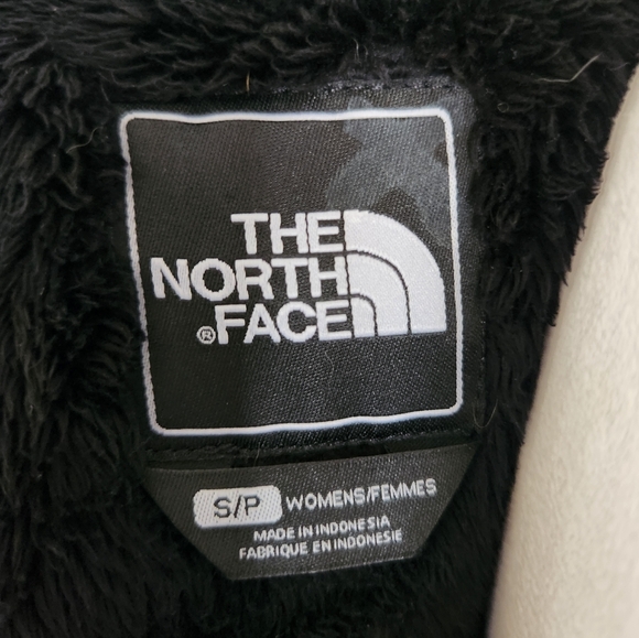 Women's The North Face Jacket Black with Hood and Fur Lining,  Size Small - Picture 11 of 12